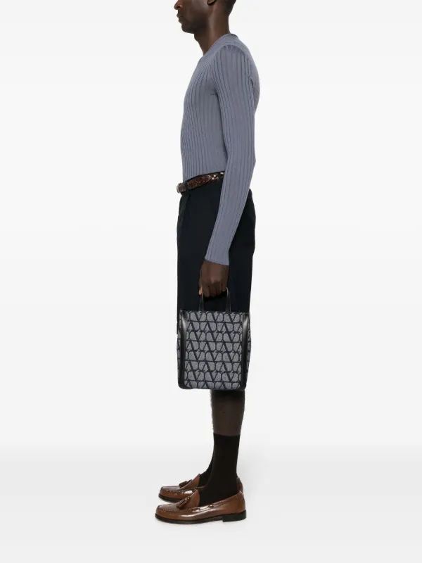 Valentino Garavani Toile Iconographe Tote Bag | Blue