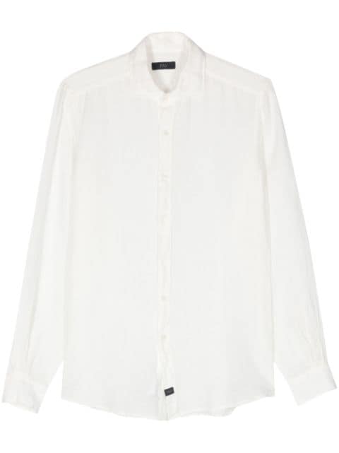 Fay long-sleeves linen shirt