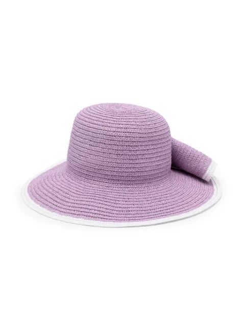 Monnalisa floral-appliqué sun hat