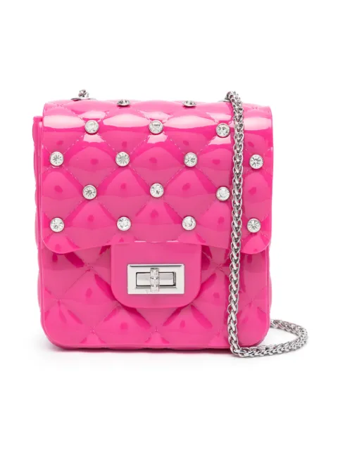 Monnalisa crystal-embellished cross body bag