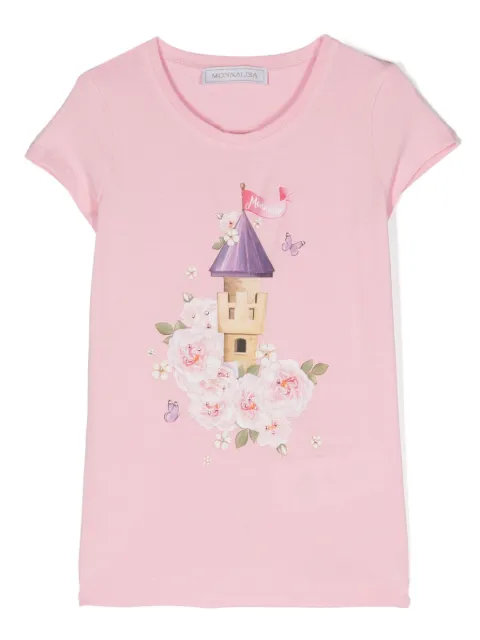 Monnalisa graphic-print T-shirt
