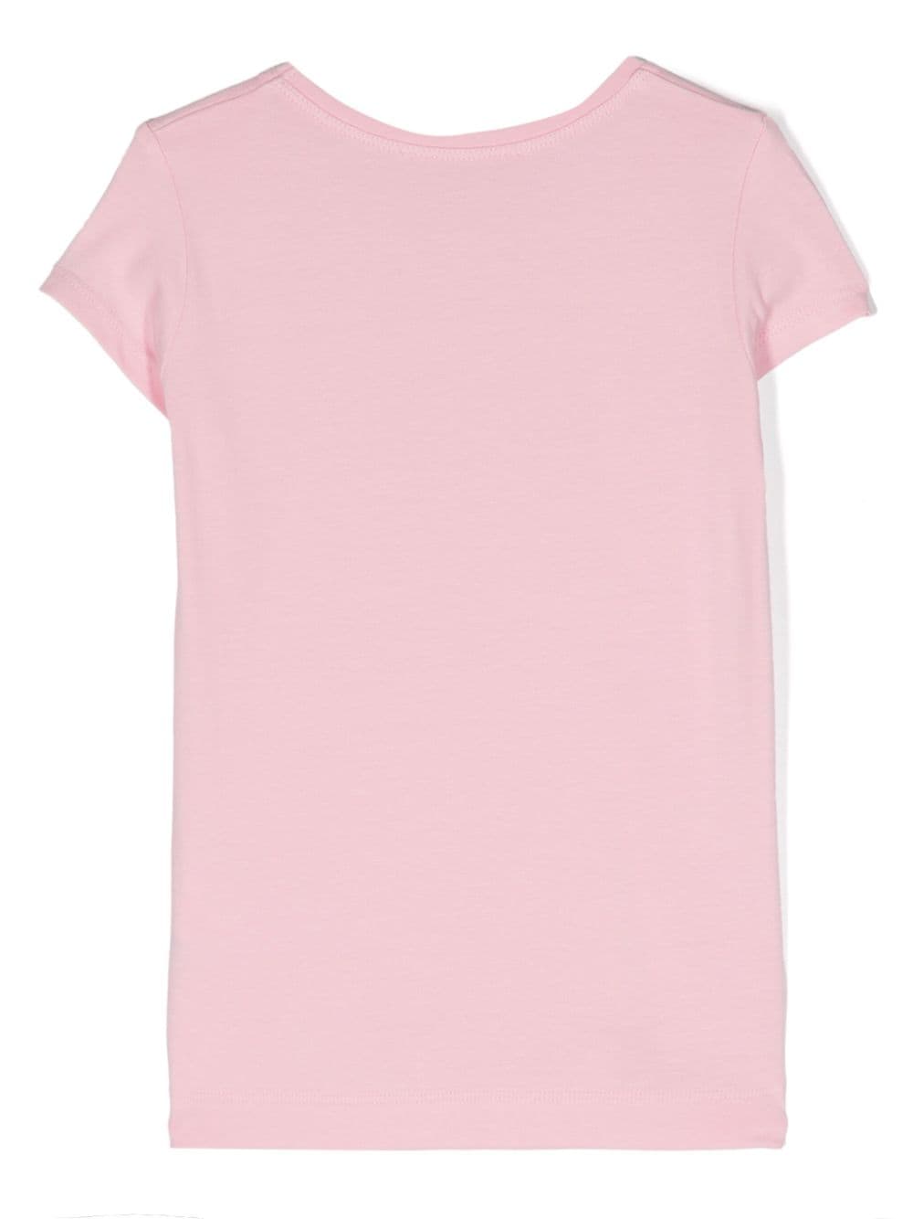 Shop Monnalisa Graphic-print T-shirt In Pink