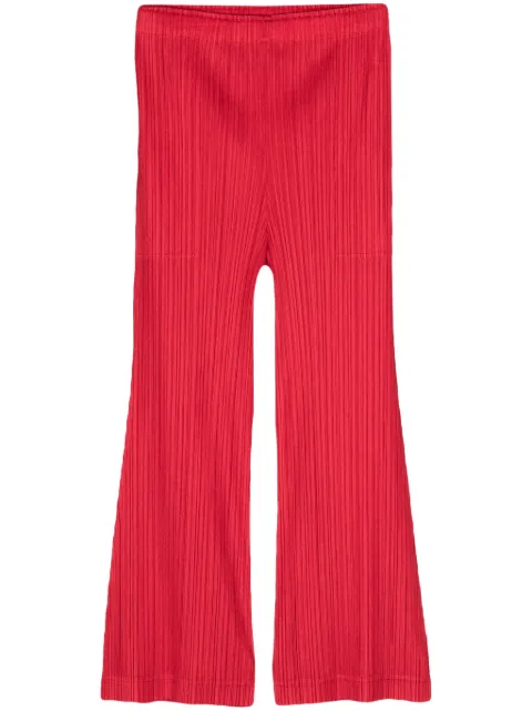 Pleats Please Issey Miyake pantalones rectos con pinzas