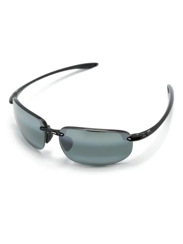 Maui Jim Ho'okipa スクエアフレーム サングラス | ブラック | FARFETCH JP