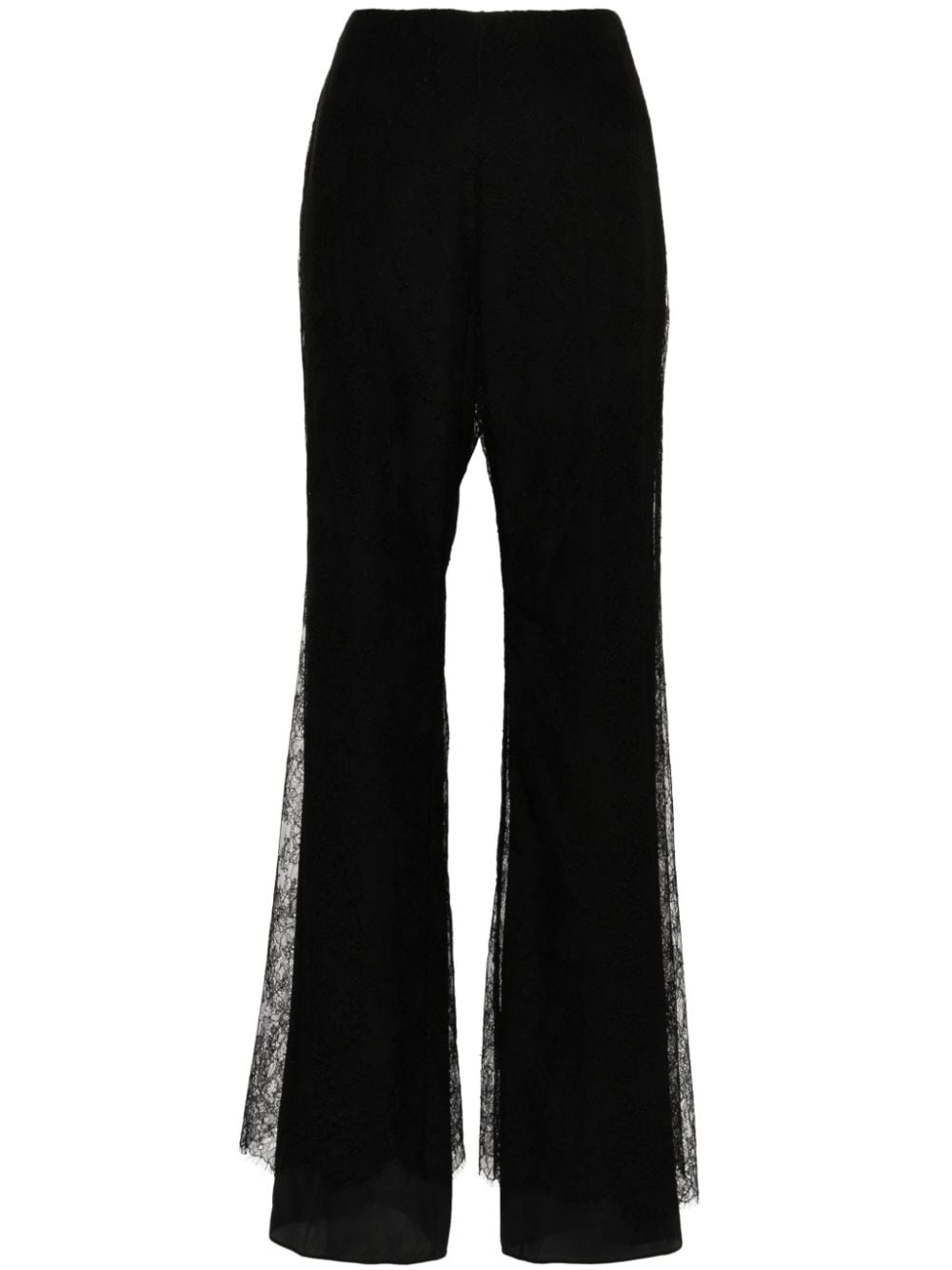 Givenchy Flared-leg Trousers In Black