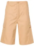 Kenzo mid-rise ripstop cargo shorts - Brown