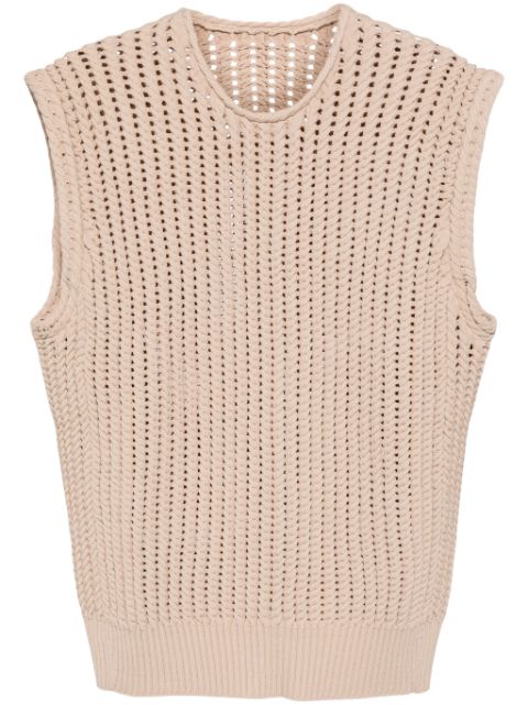 JNBY knitted crew-neck vest top Women