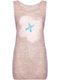 JNBY intarsia-knit vest top - Pink