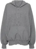 JNBY knitted hooded cardigan - Grey