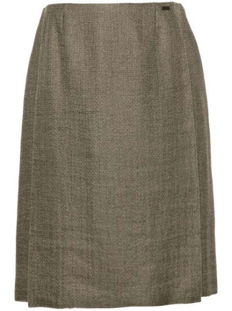 HOT SALE CHANEL 1990s A-line midi skirt Women