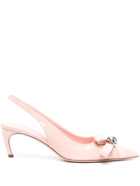 Ferragamo Brilda 55mm patent leather pumps