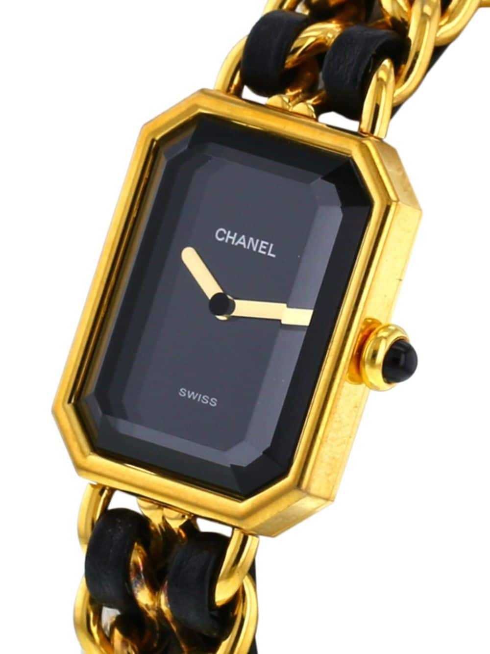 CHANEL Pre-Owned 1990 pre-owned Première L 26mm - Zwart