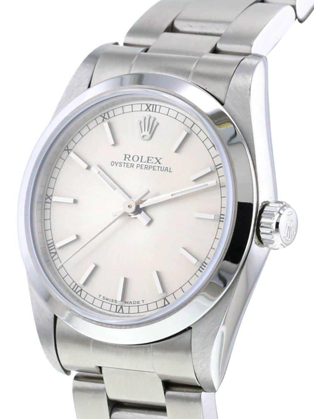 Pre-owned Rolex 1996  Oyster Perpetual 31mm In White