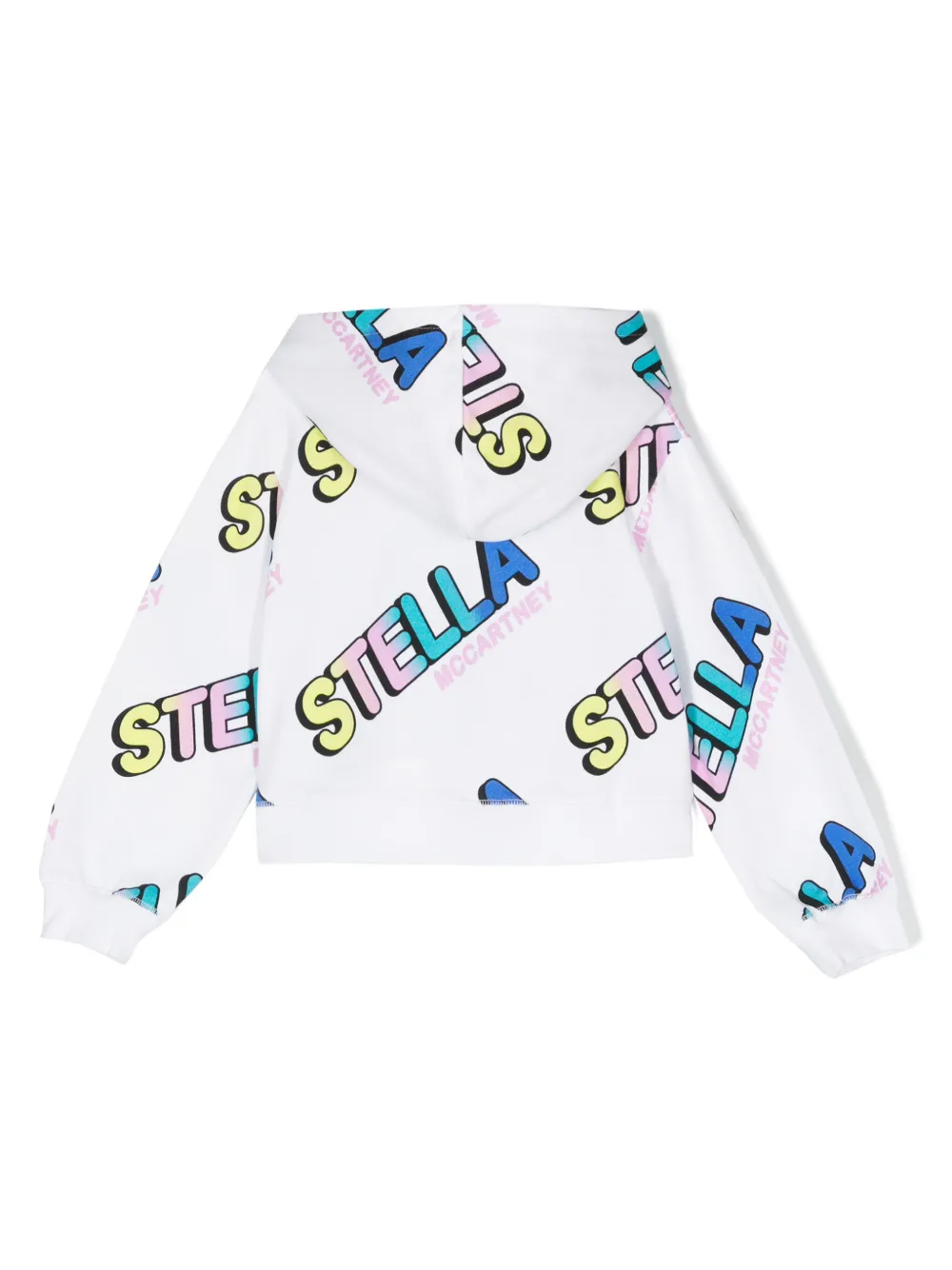 Stella McCartney Kids logo-print cotton hoodie | Girls Hoodies & Sweatshirts | Image 2