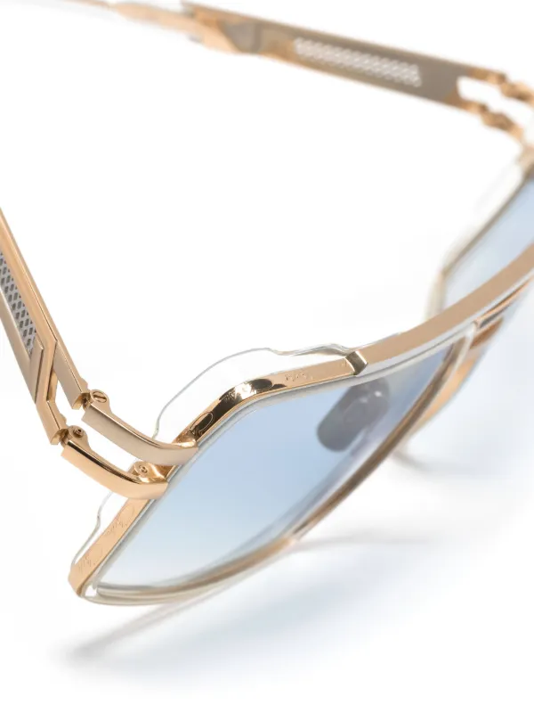 Cazal 6033/3 pilot-frame Sunglasses | Gold | FARFETCH