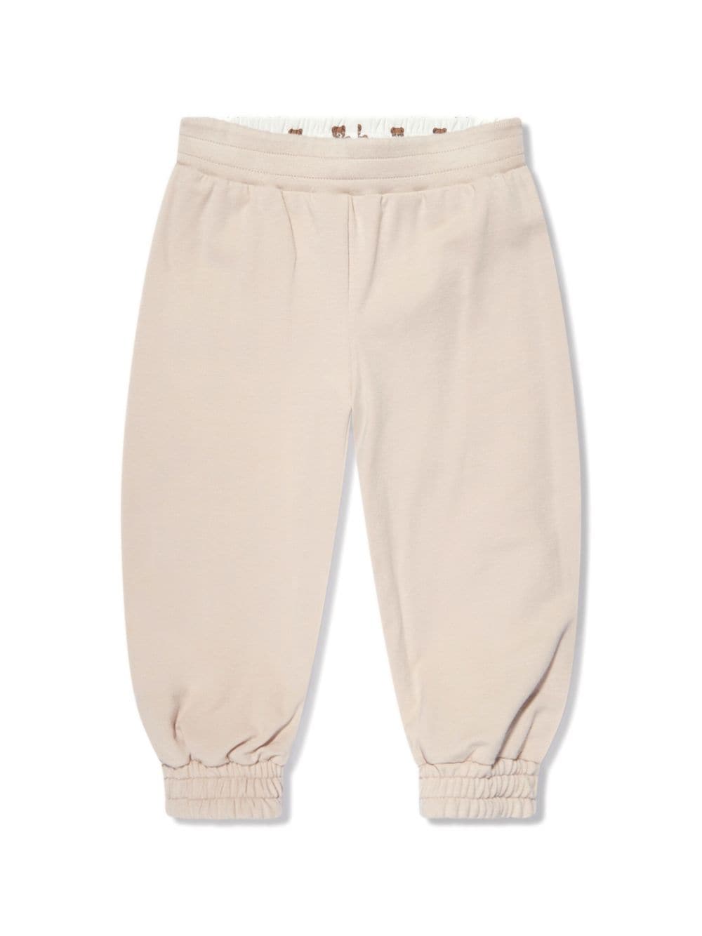 Shop Fendi Teddy Bear-print Track Pants In White