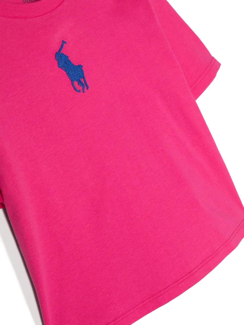 POLO RALPH LAUREN KIDS T-shirt met logopatroon Roze