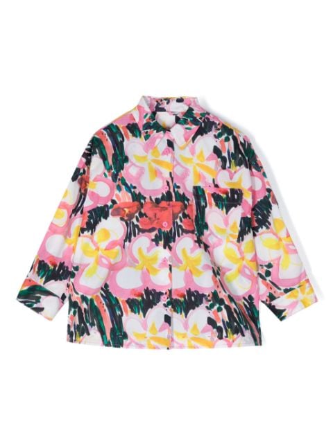 jnby by JNBY floral-print cotton shirt