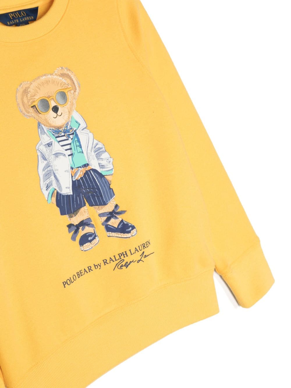 Ralph Lauren Kids Sweater met patroon Geel