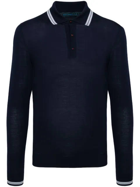 Kiton playera tipo polo tejida
