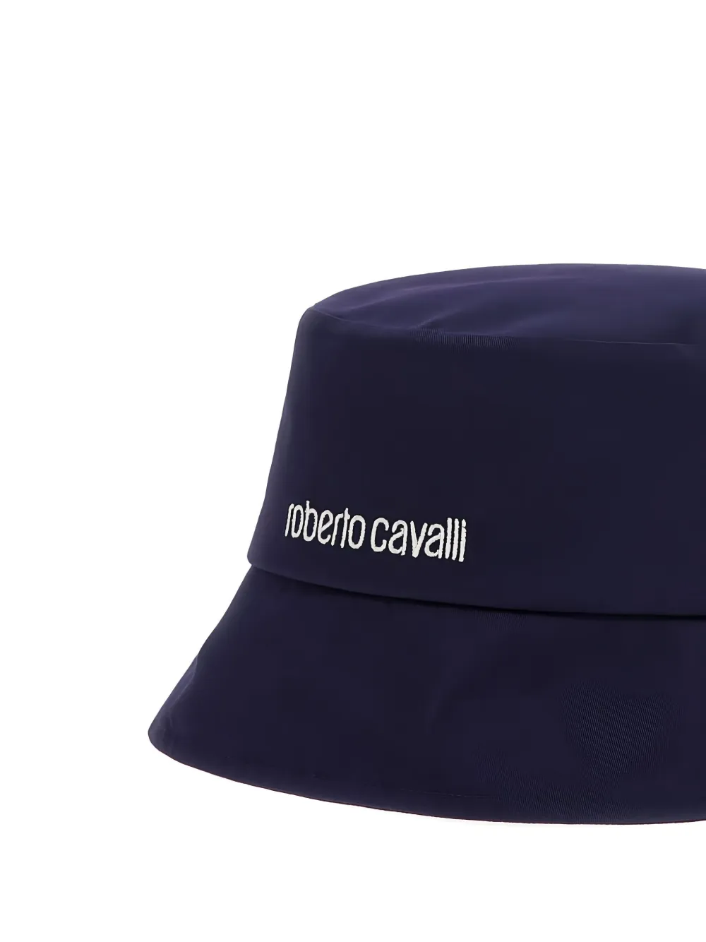 Roberto Cavalli Vissershoed met geborduurd logo Blauw