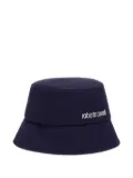 Roberto Cavalli embroidered-logo bucket hat - Blue