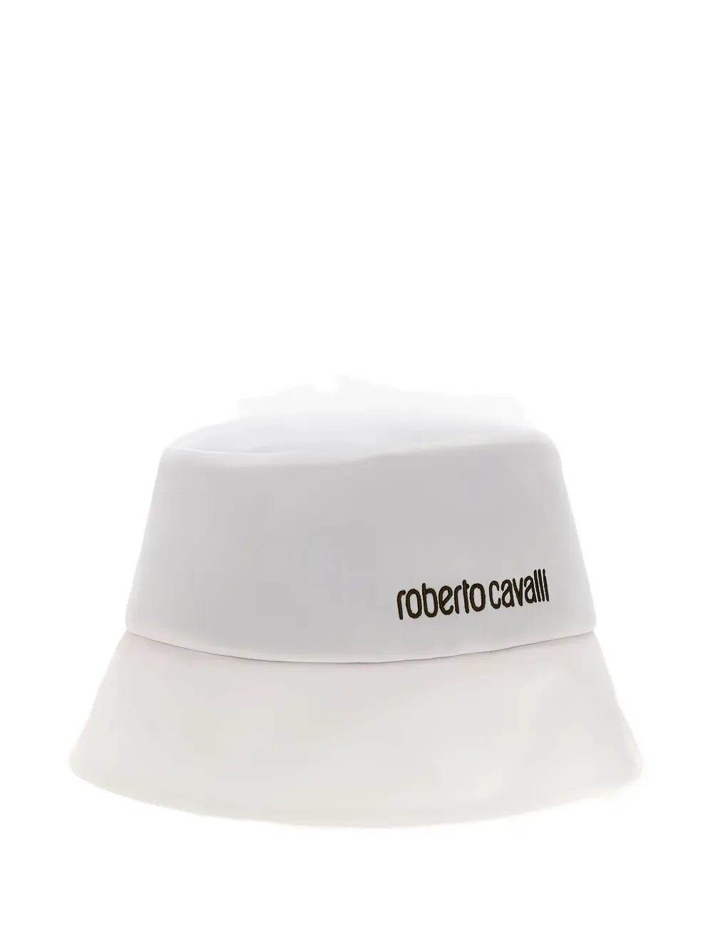 Roberto Cavalli embroidered-logo bucket hat | White | Image 1