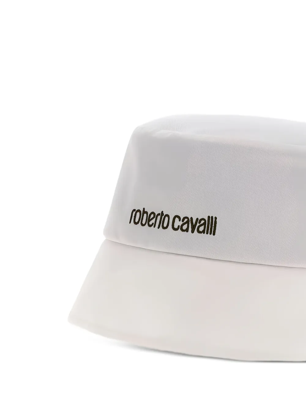 Roberto Cavalli Vissershoed met geborduurd logo Wit