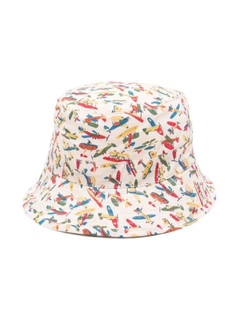 Bonpoint Liberty-print cotton sun hat 