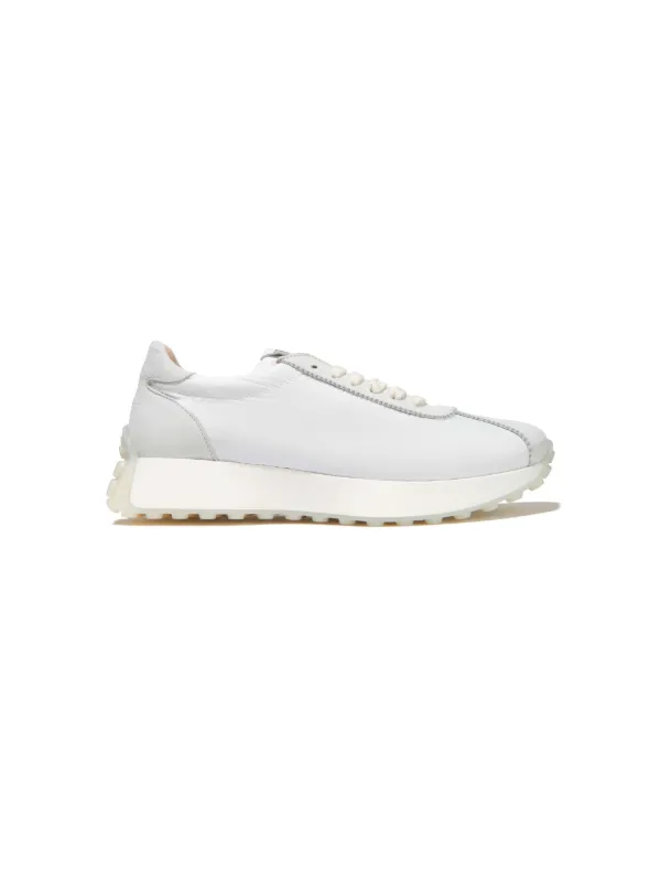 MM6 Maison Margiela Kids leather lace-up sneakers