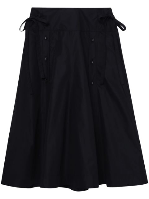 A-line midi skirt