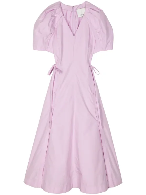 Robe en popeline à manches bouffantes - 3.1 Phillip Lim - Modalova