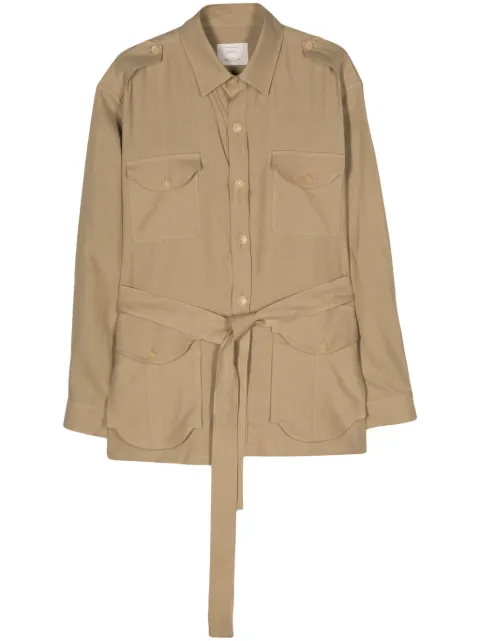 Giuliva Heritage linen shirt jacket