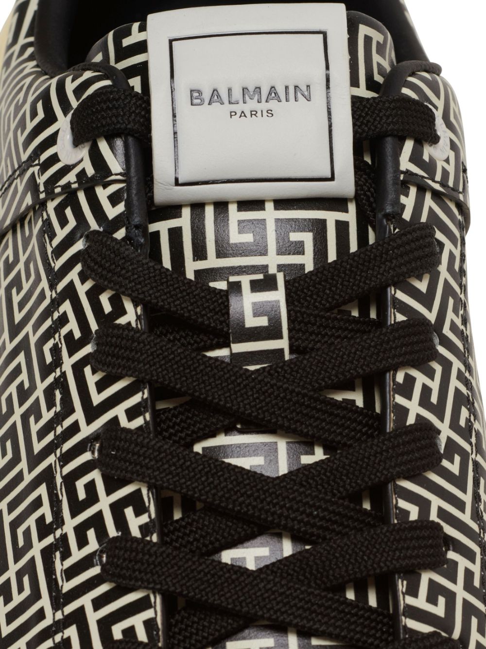 Balmain B-Court Flip leather sneakers Men