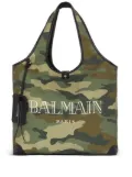 Balmain B-Army camouflage-print tote bag - Brown