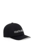 Roberto Cavalli embroidered-logo baseball cap - Black