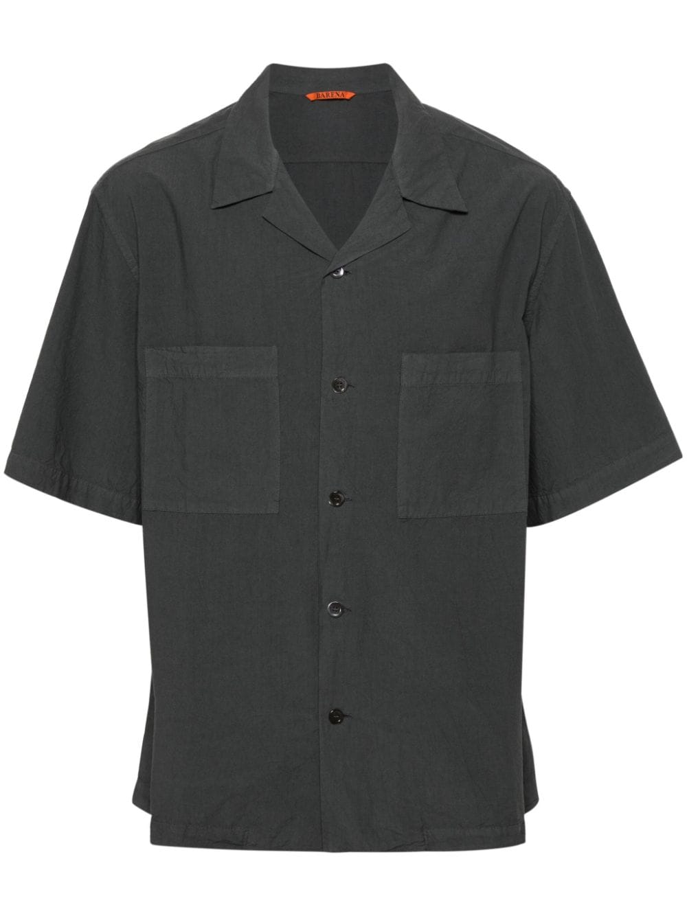 Barena Venezia Camp-collar Cotton Shirt In Grey