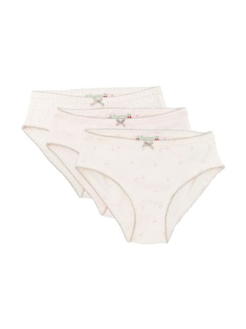 Bonpoint patterned cotton briefs (pack of three)