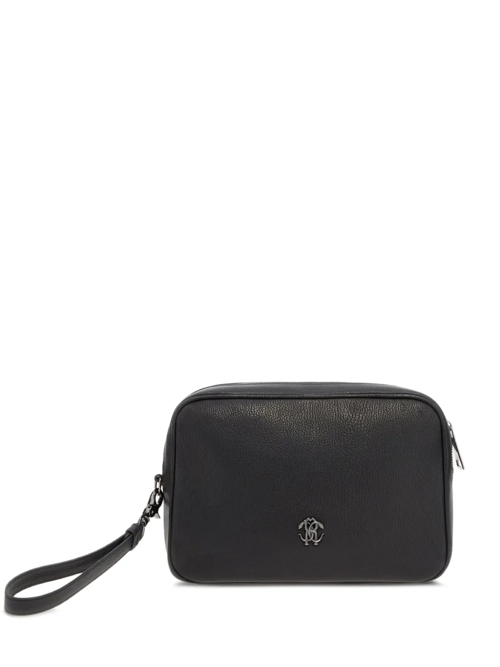 Roberto Cavalli Trousse da bagno con logo - Nero