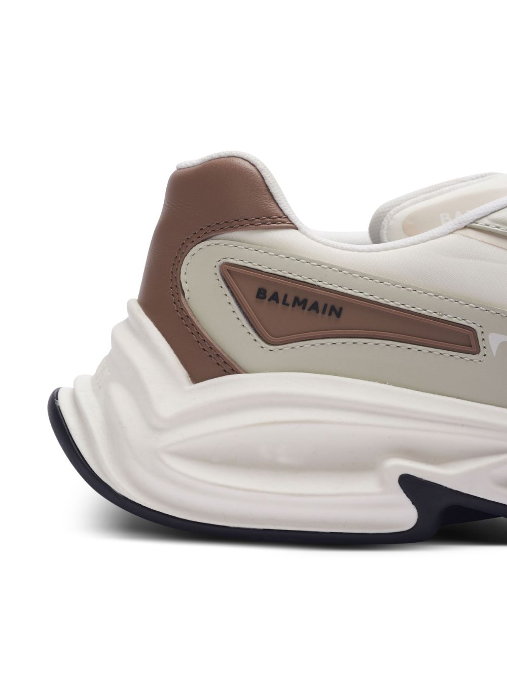 Affordable Balmain Run-Row leather sneakers Men