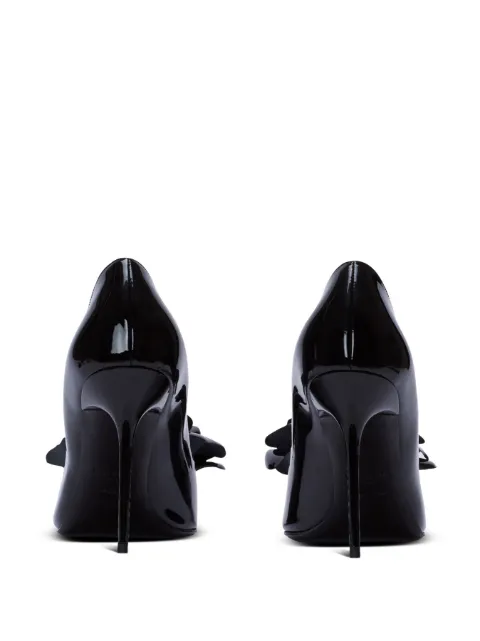 Balmain Ruby 95mm leather pumps CN0UA015LPAT - 2