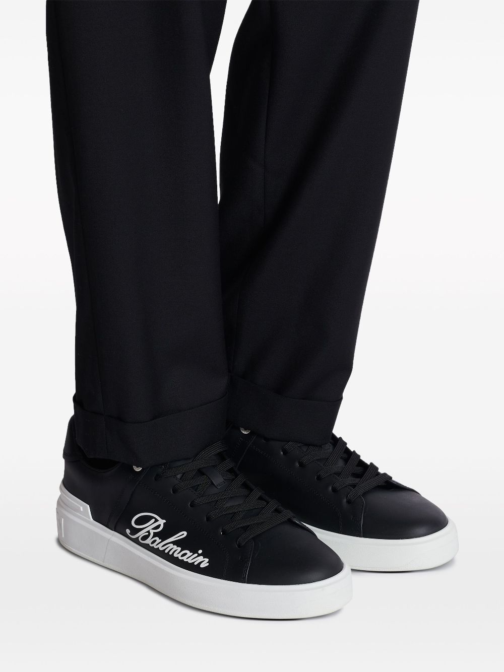 Balmain B-Court leather sneakers Men