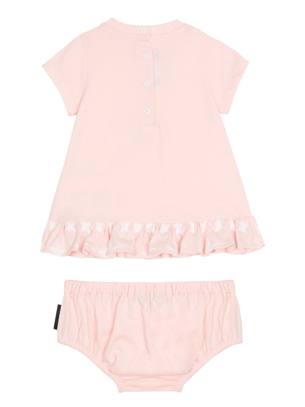 Balmain Kids Jurk met sterrenprint Roze