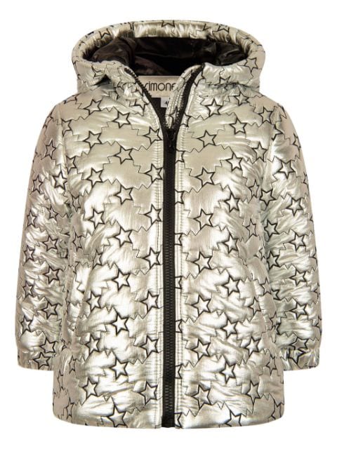 Simonetta star-embroidered quilted jacket