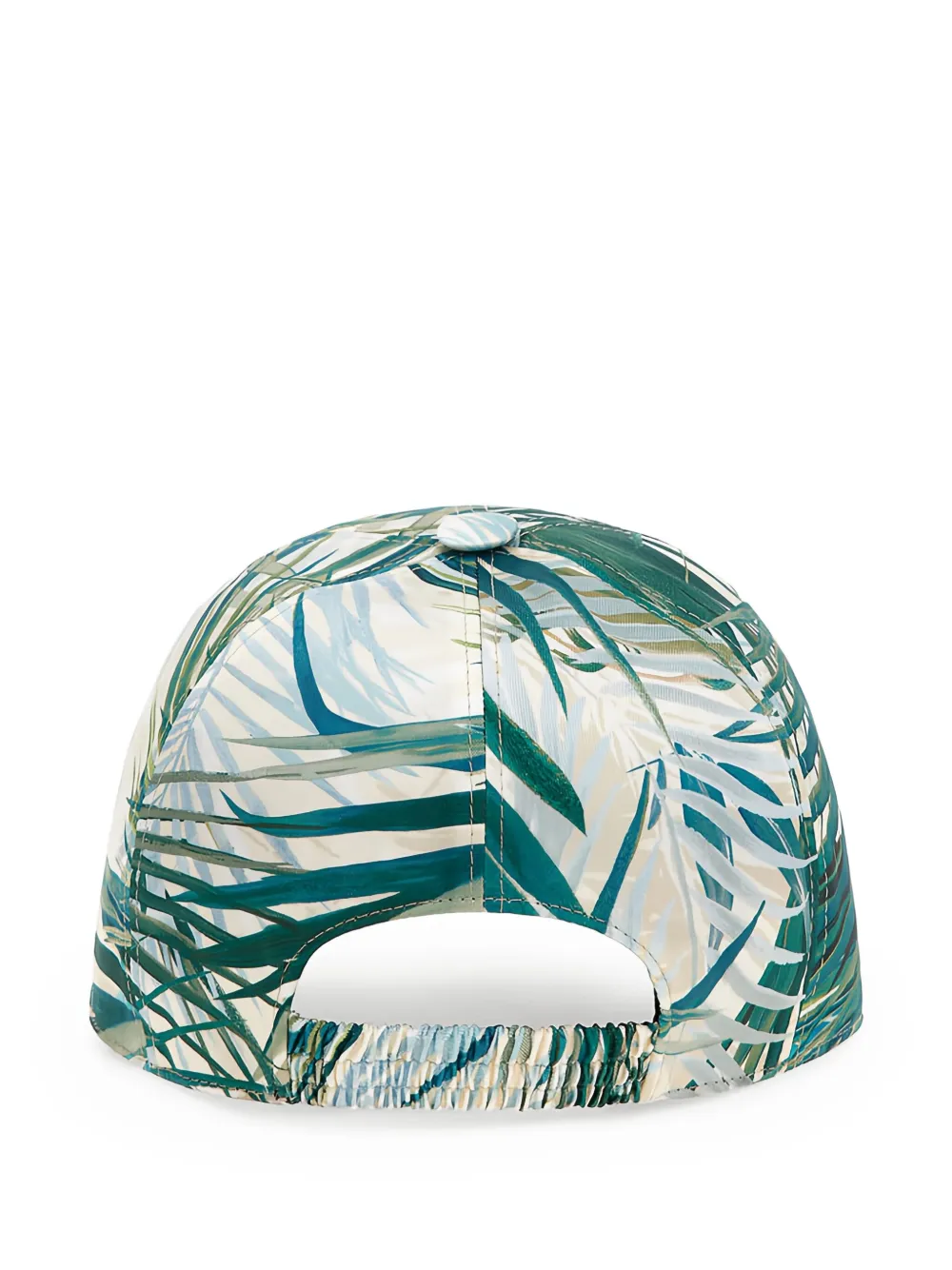 Roberto Cavalli palm-print embroidered-logo baseball cap - Groen