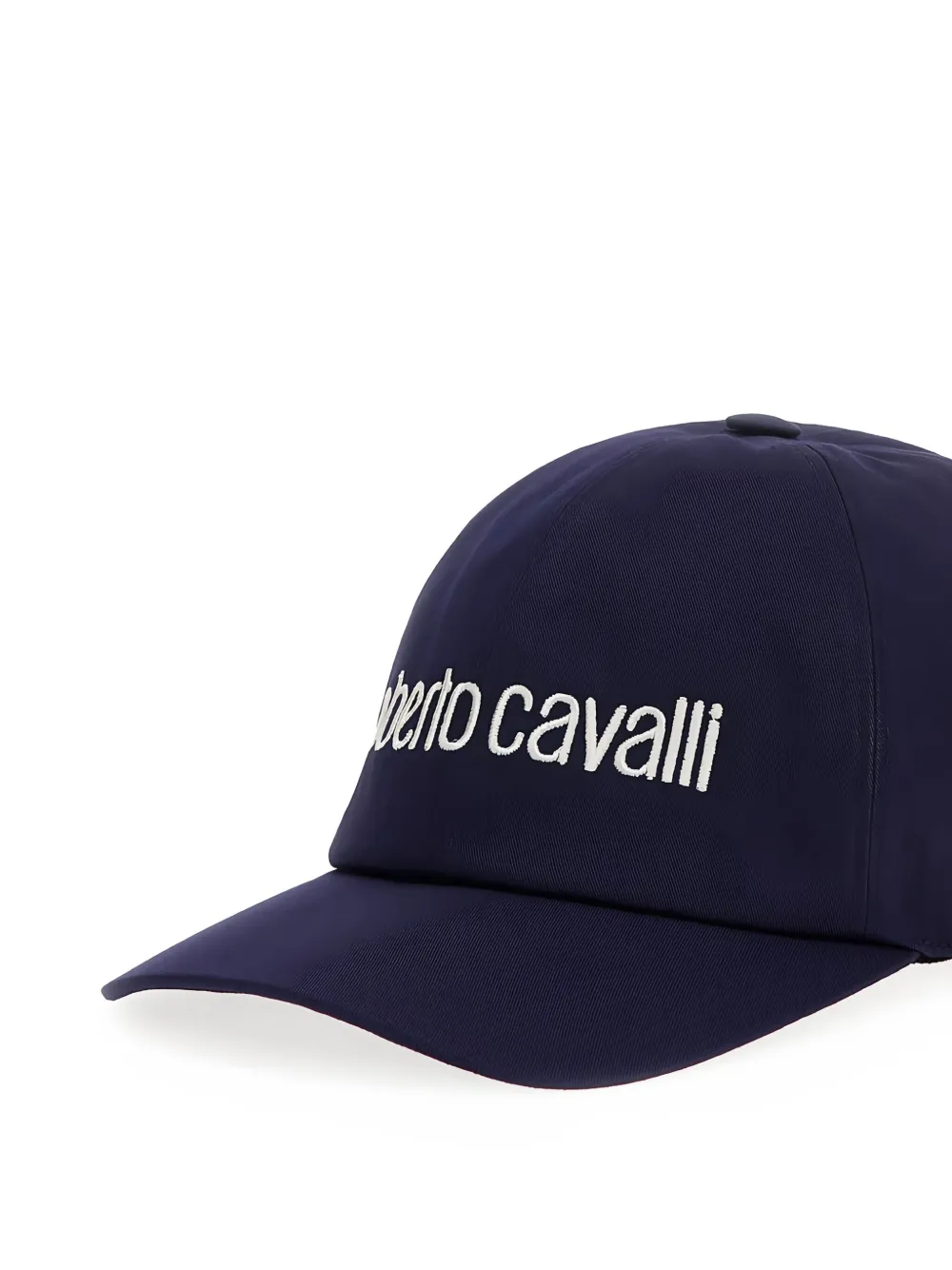 Roberto Cavalli Honkbalpet met geborduurd logo Blauw