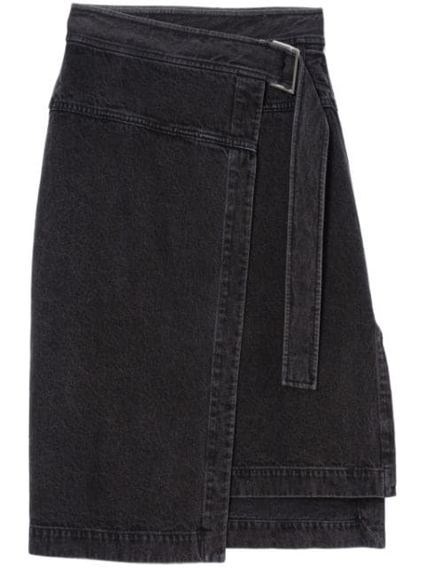 3.1 Phillip Lim denim wrap skirt