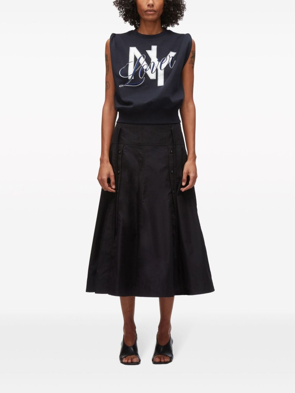 Image 2 of 3.1 Phillip Lim NY Lover jersey tank top