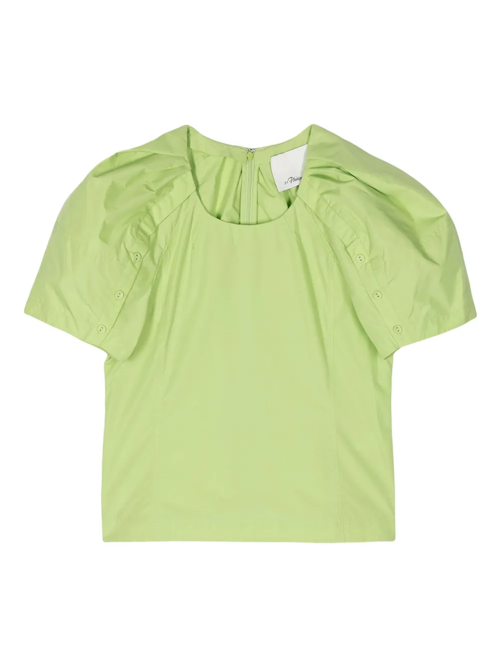 3.1 Phillip Lim Top con maniche a palloncino - KI310 KIWI
