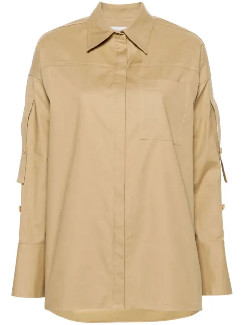 3.1 Phillip Lim gathered-sleeves cotton shirt